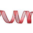 3 m x 25 mm Dekoband LUX ROT glnzend Schleifenband...
