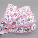 3 m x 25 mm Dekoband Baby Toys ROSA Schleifeband...