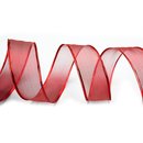 3 m x 40 mm Dekoband LUX ROT glnzend Schleifenband...