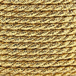 25 m x 3 mm Glitzerkordel GOLD Schnur ohne Draht Lurexkordel Weihnachtskordel Geschenkkordel glnzend zum dekorieren