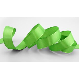 Dekoband TAFTBAND 3 m x 25 mm APFELGRÜN Grün Geschenkband...