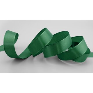 Dekoband TAFTBAND 3 m x 25 mm DUNKELGRN Grn Geschenkband Stoffband Taft Visco