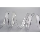 3 m x 15 mm Dekoband LUX SILBER glnzend Schleifenband...