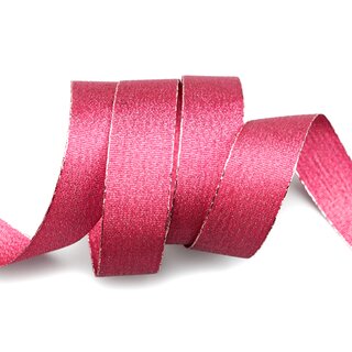 VIENNA 3 m x 25 mm PINK Silber Metallik Dekoband mit Lurex Brokat Geschenkband Schleifenband mit Glanz