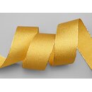 VIENNA 3 m x 40 mm SENF Gold Metallik Dekoband mit Lurex...