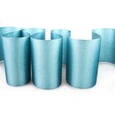 VIENNA 3 m x 10 cm TRKIS Silber Dekoband mit Lurex...