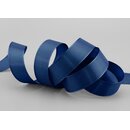 Dekoband TAFTBAND 3 m x 25 mm DUNKELBLAU Blau...