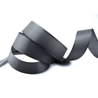 Dekoband TAFTBAND 3 m x 25 mm ANTHRAZIT Geschenkband...