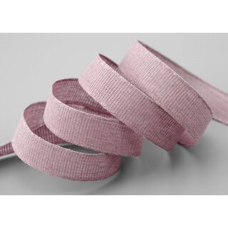 3 m x 15 mm Baumwollband Uni Altrosa Flieder Dekoband aus 100% Baumwolle umweltfreundlich biologisch abbaubar natrlich