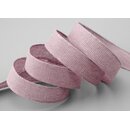 3 m x 15 mm Baumwollband Uni Altrosa Flieder Dekoband aus...