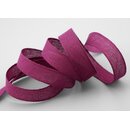 3 m x 15 mm Baumwollband Uni FUCHSIA Beere Dekoband aus...