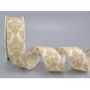 BAROCK 20 m x 40 mm Rolle Dekoband Premium Geschenkband...