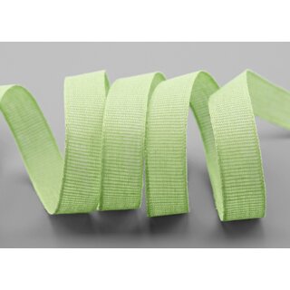 3 m x 15 mm Baumwollband Uni LINDGRN Altgrn Hellgrn Dekoband aus 100% Baumwolle umweltfreundlich biologisch abbaubar natrlich