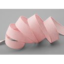 20 m x 15 mm Baumwollband Uni HELLROSA Rosa Dekoband aus...