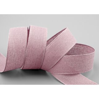 3 m x 25 mm Baumwollband Uni ALTROSA Flieder Dekoband aus 100% Baumwolle umweltfreundlich biologisch abbaubar natrlich