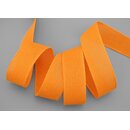 20 m x 25 mm Baumwollband Uni ORANGE Dekoband aus 100%...