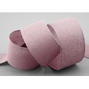 3 m x 40 mm Baumwollband Uni ALTROSA Flieder Dekoband aus...