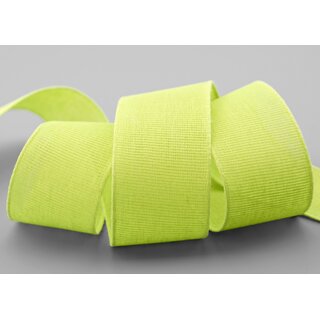 3 m x 40 mm Baumwollband Uni GRN Apfelgrn Hellgrn Dekoband aus 100% Baumwolle umweltfreundlich biologisch abbaubar natrlich