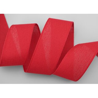 3 m x 40 mm Baumwollband Uni ROT Dekoband aus 100% Baumwolle umweltfreundlich biologisch abbaubar natrlich