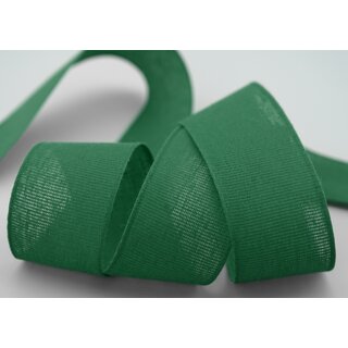 20 m x 40 mm Baumwollband Uni DUNKELGRN Grn Dekoband aus 100% Baumwolle umweltfreundlich biologisch abbaubar natrlich