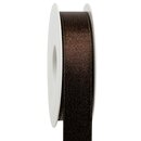 3 m x 25 mm Satinband Schimmer mit Lurex Braun...