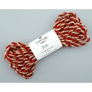 3 m x 3 mm Glitzerkordel zweifarbig ROT GOLD Schnur ohne...