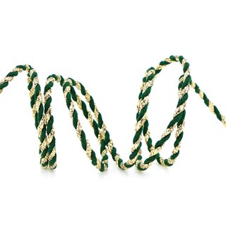 3 m x 3 mm Glitzerkordel zweifarbig GRN GOLD Schnur ohne Draht Lurexkordel Weihnachtskordel Geschenkkordel glnzend zum dekorieren