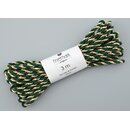 3 m x 3 mm Glitzerkordel zweifarbig GRN GOLD Schnur ohne...