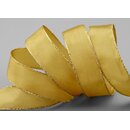 25 m x 25 mm Dekoband FAIRY TALE BEIGE GOLD...