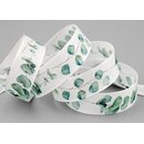 3 m x 25 mm Dekoband EUCALYPTUS Schleifenband Stoffband...