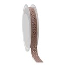 1 m x 15 mm Spitzenband FLORENCE Taupe Toffee Spitze...
