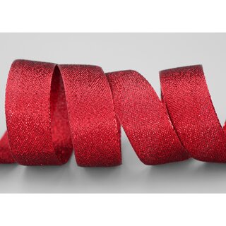 3 m x 25 mm Brokatband AMADEUS ROT Schleifenband mit Webkanten Metallic Dekoband glnzend Brokat Lurex Hochzeit Weihnachten Lurexband