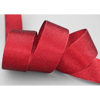 3 m x 40 mm Brokatband AMADEUS ROT Schleifenband mit Webkanten Metallic Dekoband glnzend Brokat Lurex Hochzeit Weihnachten Lurexband