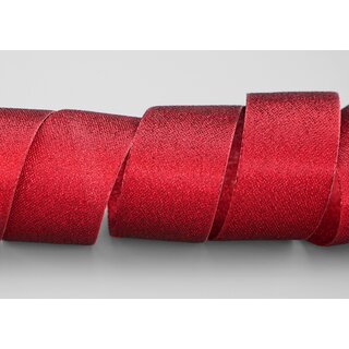 3 m x 40 mm Brokatband AMADEUS ROT Schleifenband mit Webkanten Metallic Dekoband glnzend Brokat Lurex Hochzeit Weihnachten Lurexband