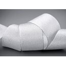 3 m x 60 mm Brokatband AMADEUS SILBER Schleifenband mit...