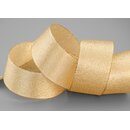 20 m x 40 mm Brokatband AMADEUS GOLD Schleifenband mit...