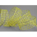 20 m x 25 mm Gitterband Alex Hellgrn Lemongrn Dekoband...