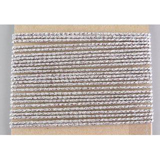 Lurexkordel / Schnur SILBER 5 m x 2 mm