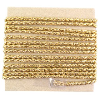 Lurexkordel / Schnur GOLD 3 m x 4 mm