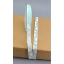 Dekoband SNOWFLAKES MINT 20 m x 15 mm Geschenkband mit Draht