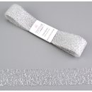 Dekoband ?Magic Lace? SILBER 3 m x 25 mm transparent...